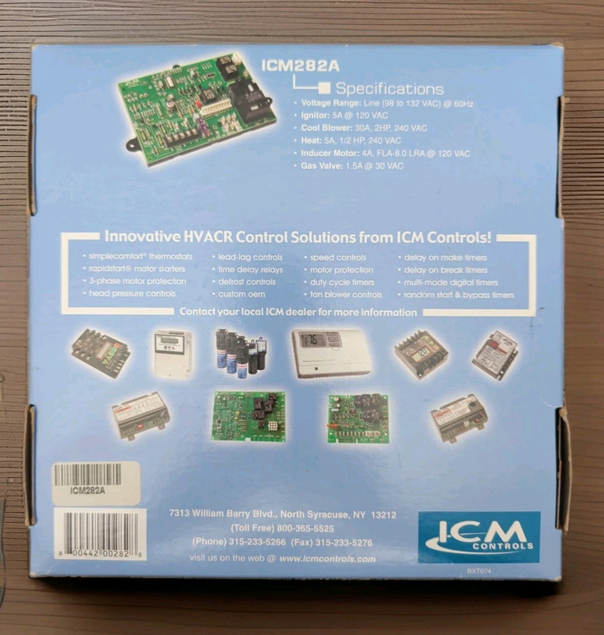 ICM Furnace Control Board – Green (ICM282A)
