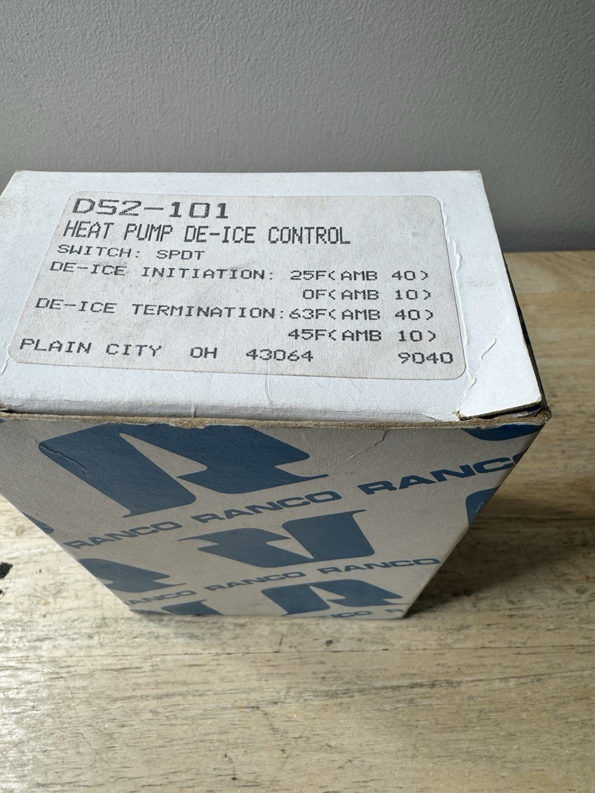 Ranco Heat Pump De-Ice Control D52-101