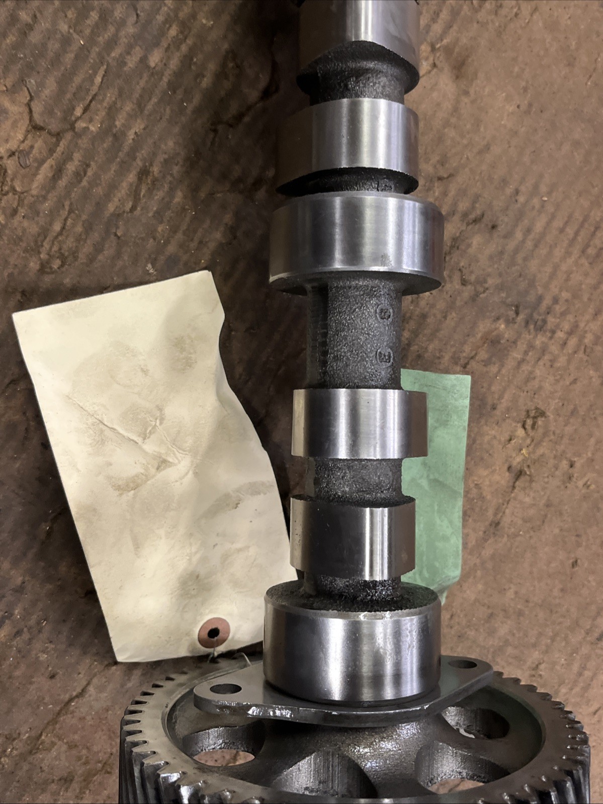 Used excellent OEM camshaft fits New Holland LS180 skid steer 87801338 332T
