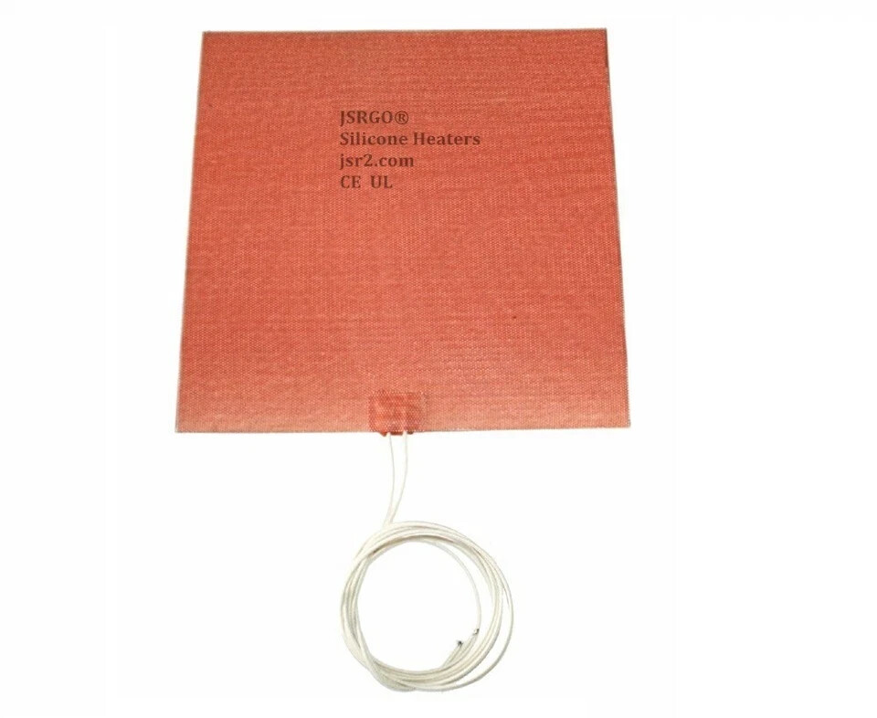 Silicone Heater Pad 4″ X4″ 100X100mm with PS Factory Direct Sale Custom Solution