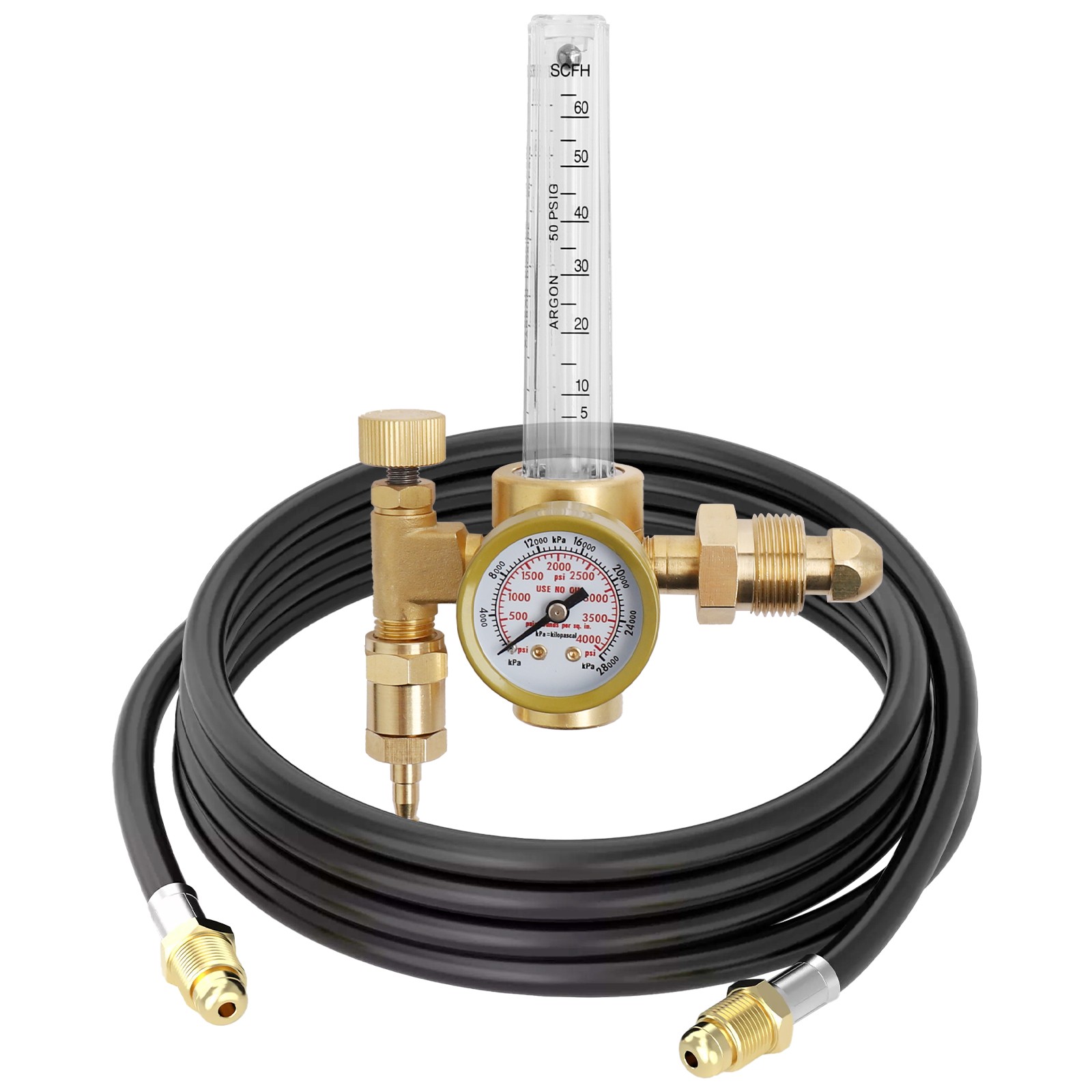 Mig Tig Flow Meter Regulator Argon CO2 Gas Welder Welding Weld Regulator Gauge