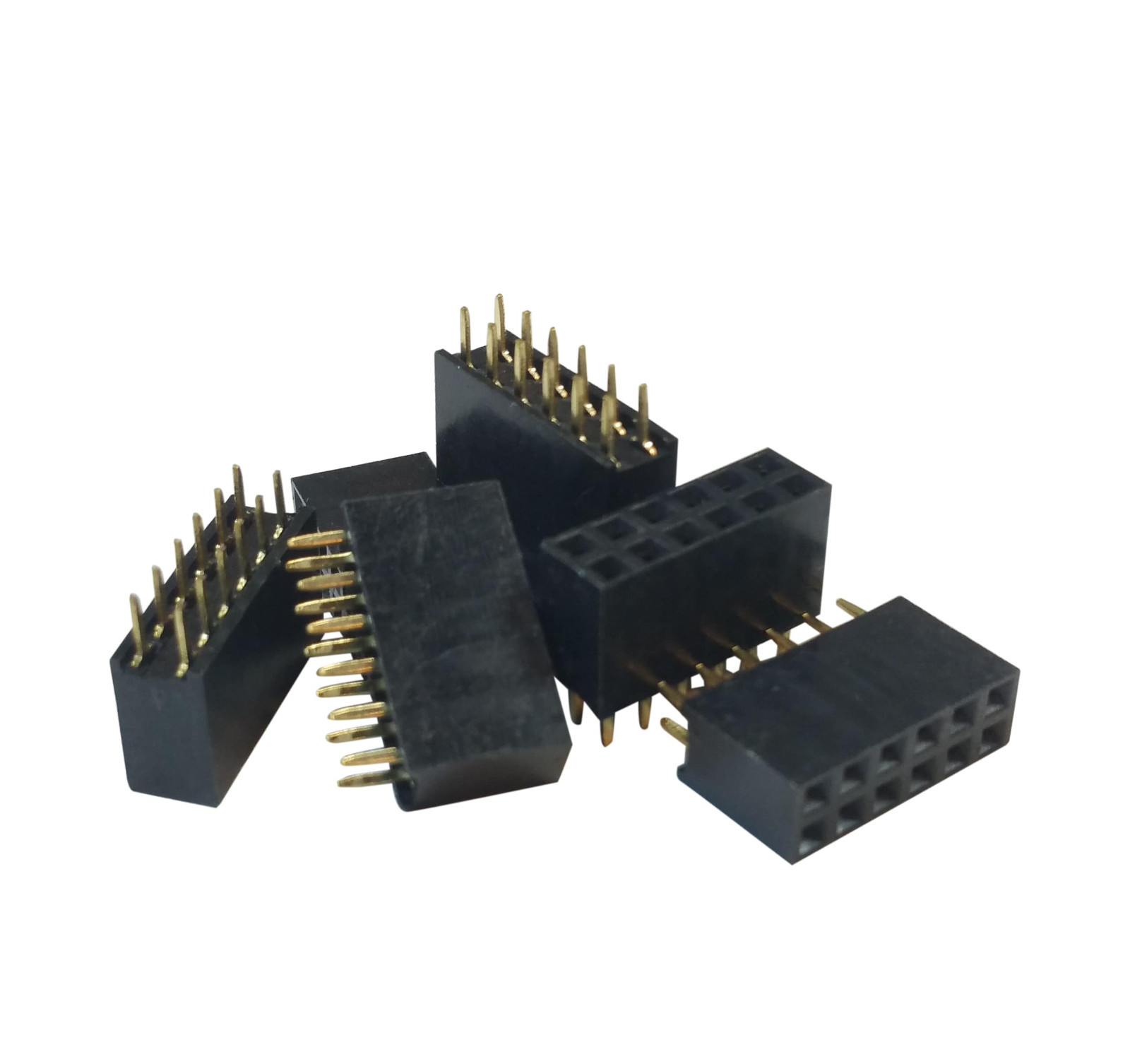 10Pcs 2.54mm Pitch 0.1 0.1″ 2×6 12 Pin 12p Female Dupont Header Through Hole USA