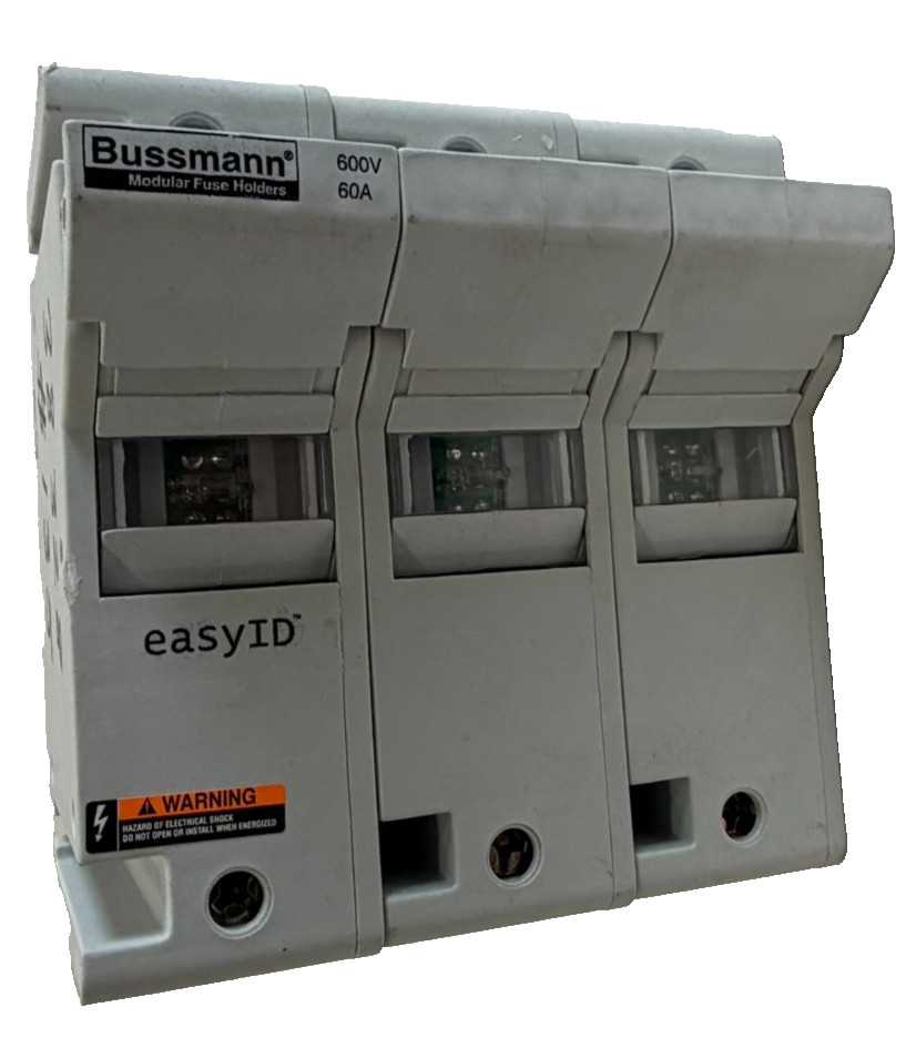 NEW COOPER BUSSMANN CH60J3I MODULAR FUSE HOLDER 600V 60AMP