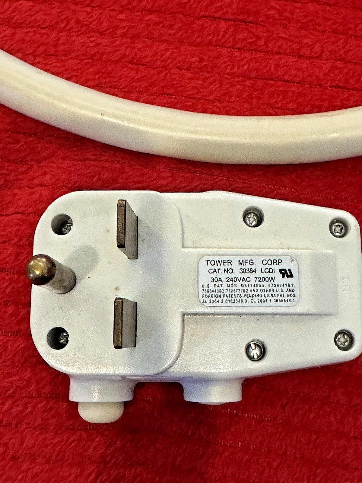 PTAC Power Cord 30amp 240vac – 7200 watts-Fits Islandire – Frigidaire – Carrier