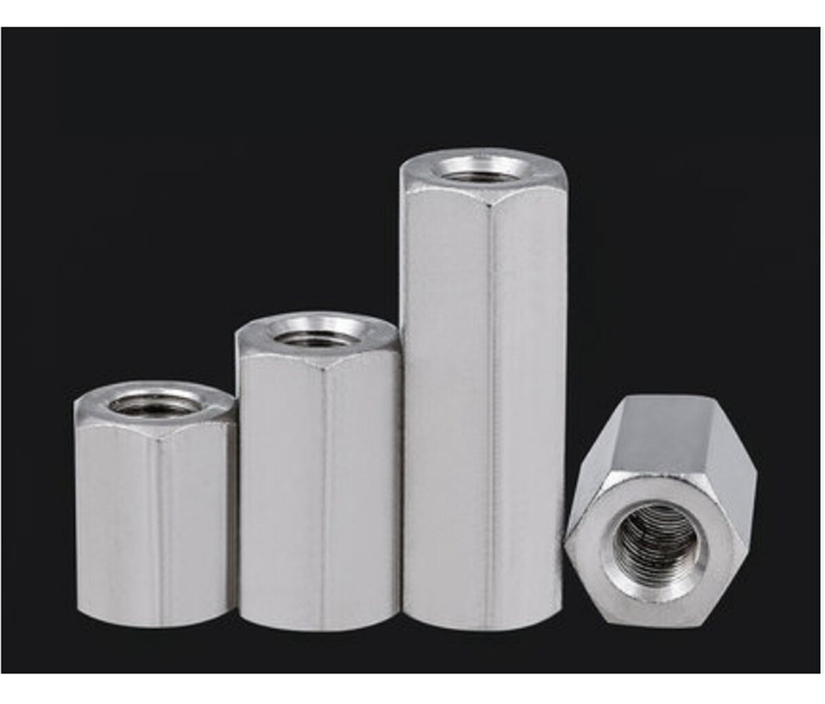 304 SS 3mm/ M3 Height*5-20mm Lengthen Coupling nuts Thick Hex Nut Connection Nut