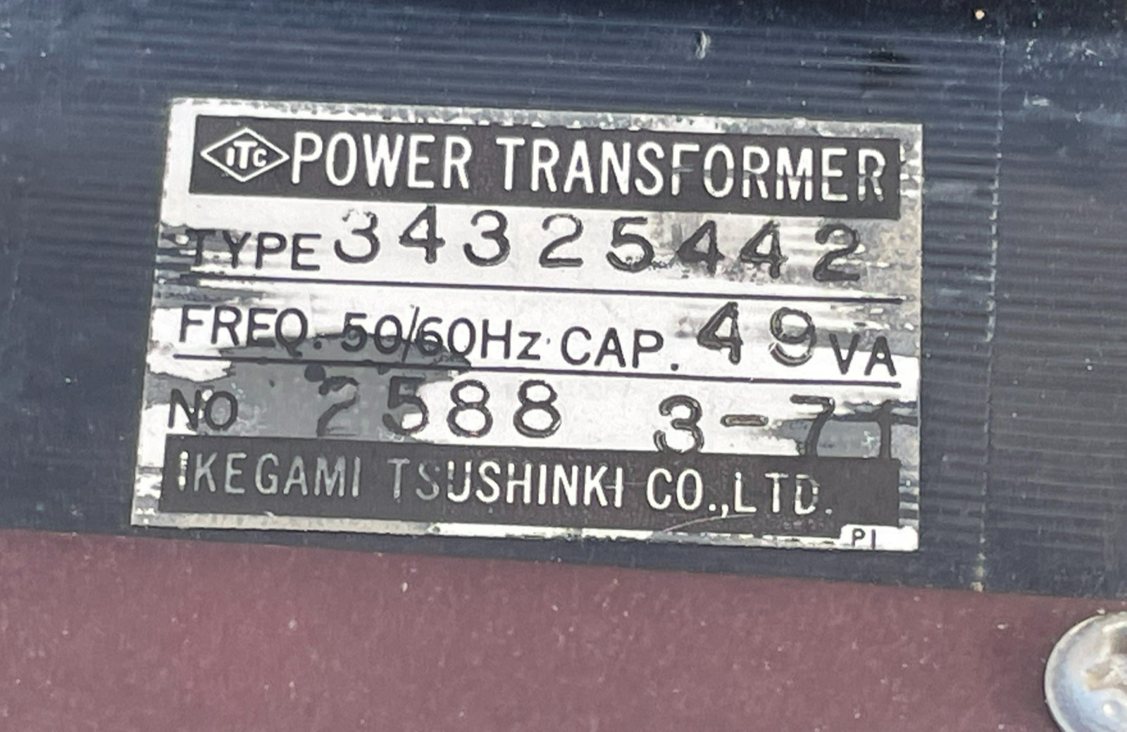 Power Transformer 0/90V/100V/115V/200V/220/240V / 50/60Hz, Type 34325442