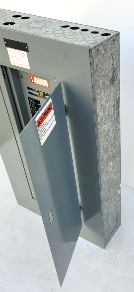 Square D NQOB 225A 120V 3P 4W 42Ct. Main Lug Panel w/ 20A Branch Breakers