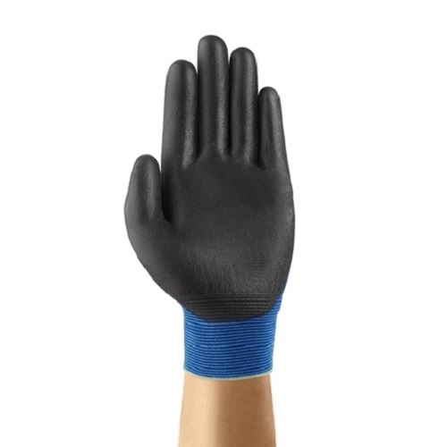 3 Pair Ansell HyFlex 11-618 Polyurethane Coated Precision Glove Size 9