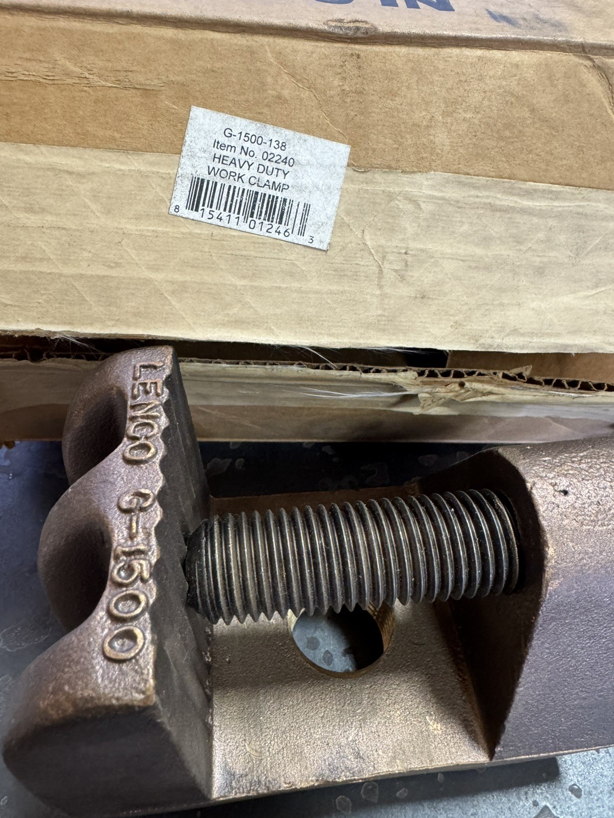 Lenco LRG-240 Rotary Ground AND Lenco G-1500-138 Heavy Duty Ground C-Clamp