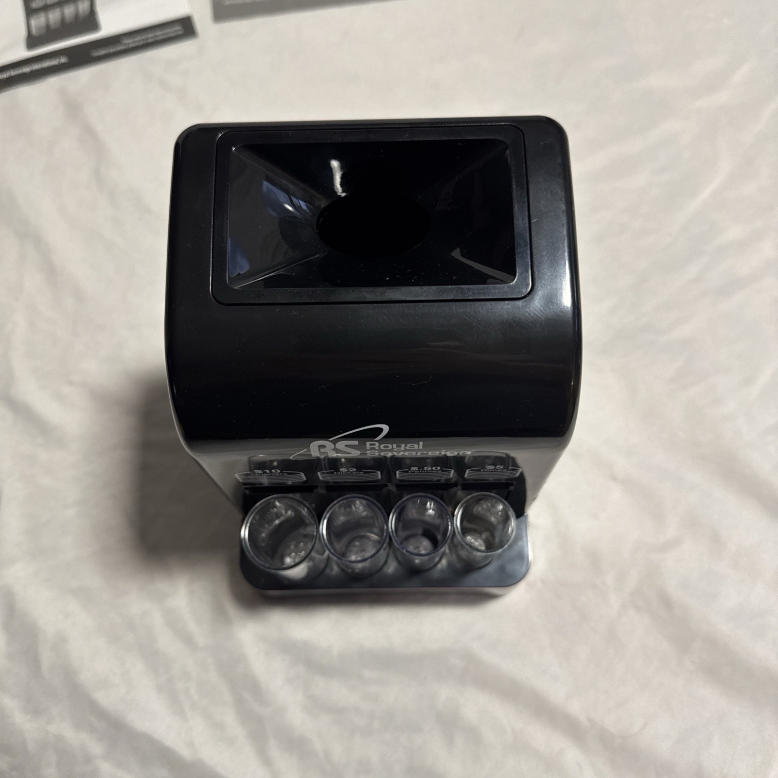Royal Sovereign Coin Sorter DCB-175B Counter Change Machine Battery Operated