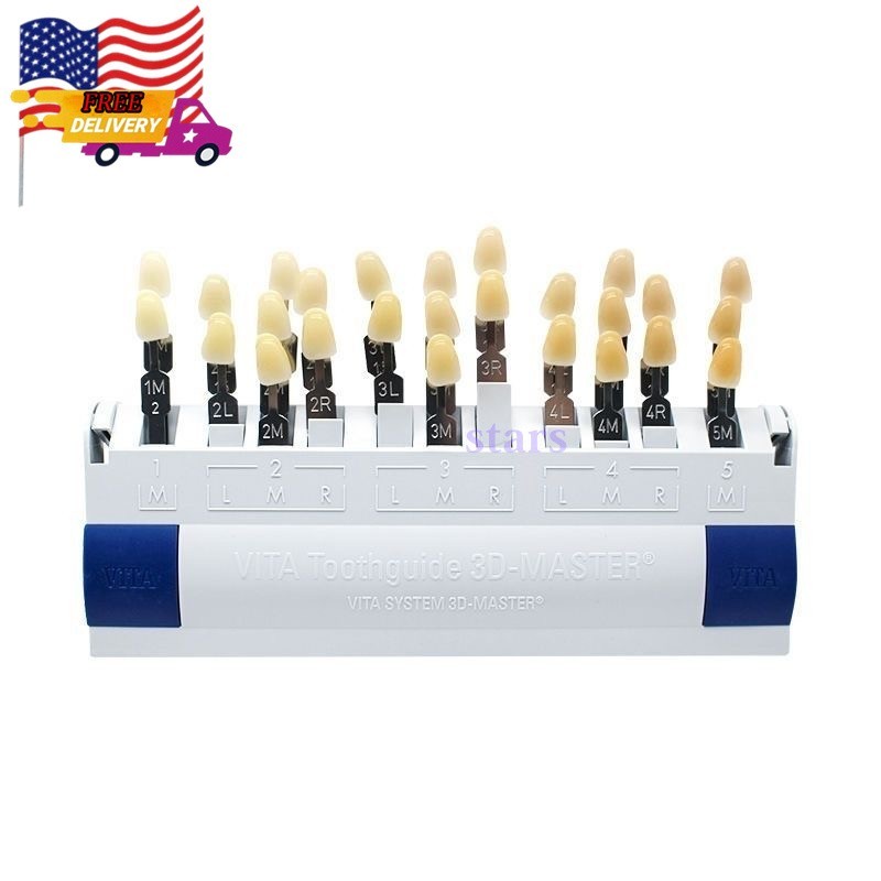 VITA Toothguide 3D Master with VITA Bleached Dental 29 Colors Shade Guide USA