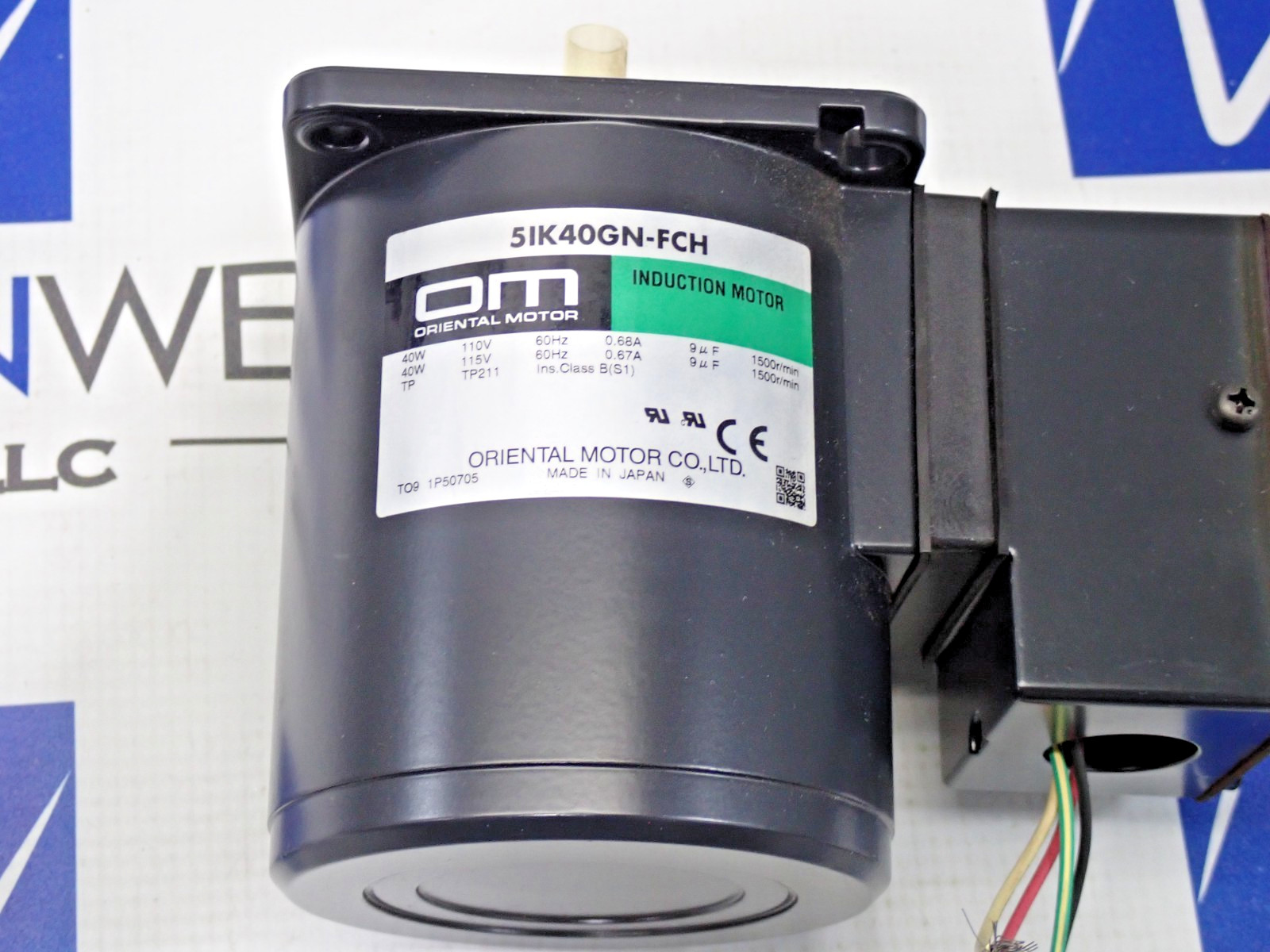 Oriental Motor 51K40GN-FCH Induction Motor 40W 115V NEW