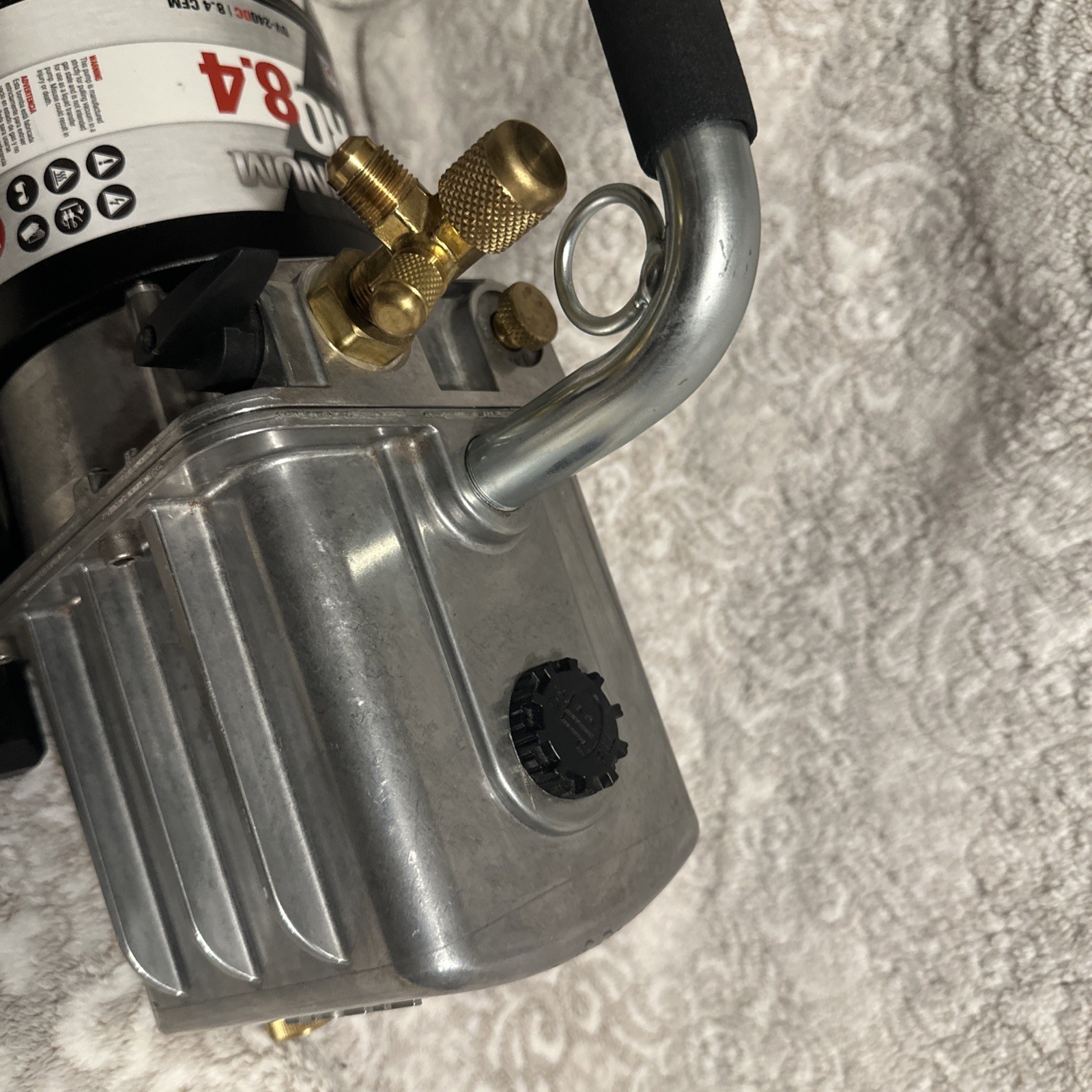 JB Industries DV-240DC Vacuum Pump, 8.4 CFM 1/2 hp DC Motor Platinum Pro DC 8.4