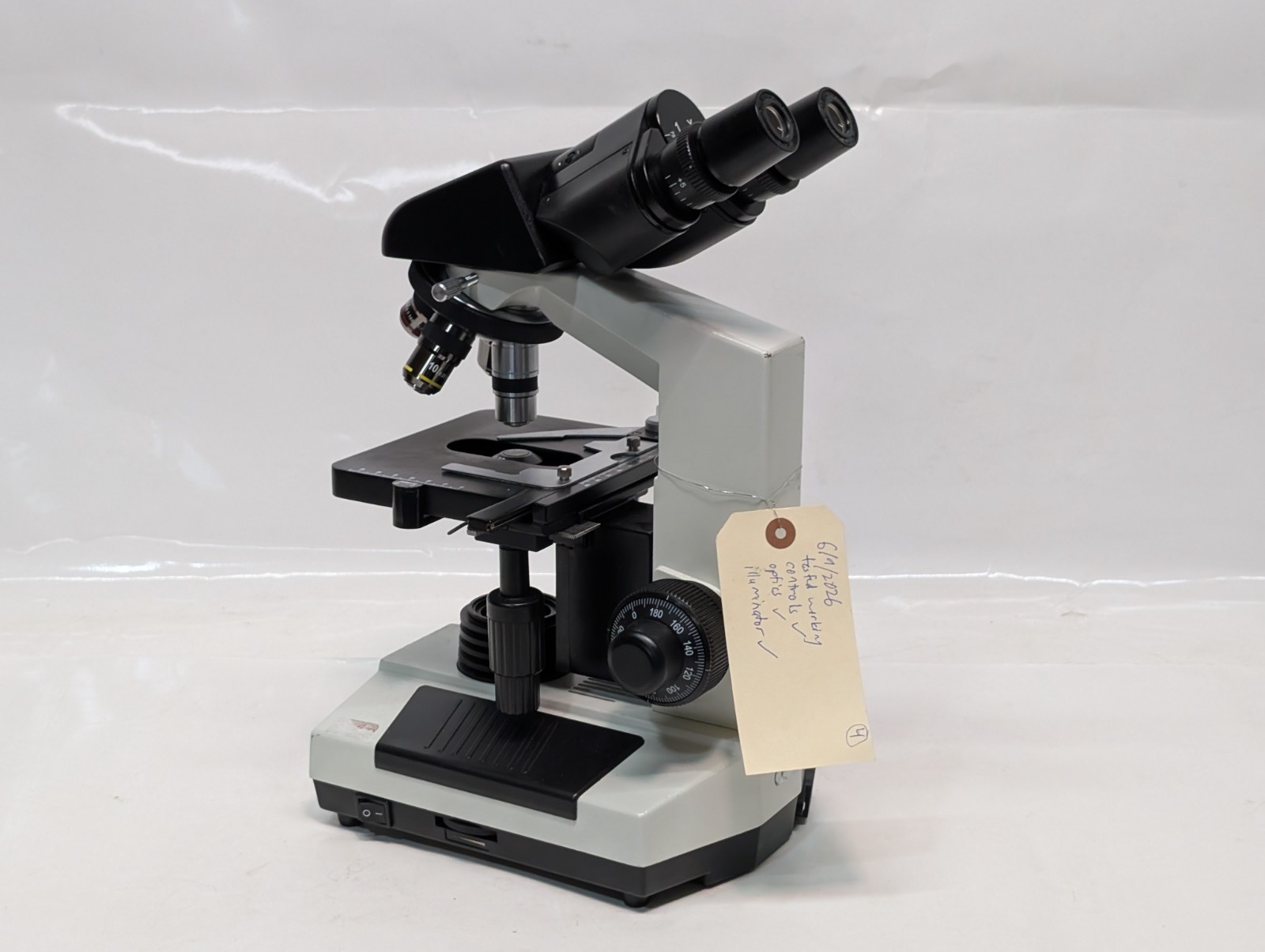 LW Scientific Revelation III Compound Microscope, 110V, 60Hz, 4 Objective Lenses