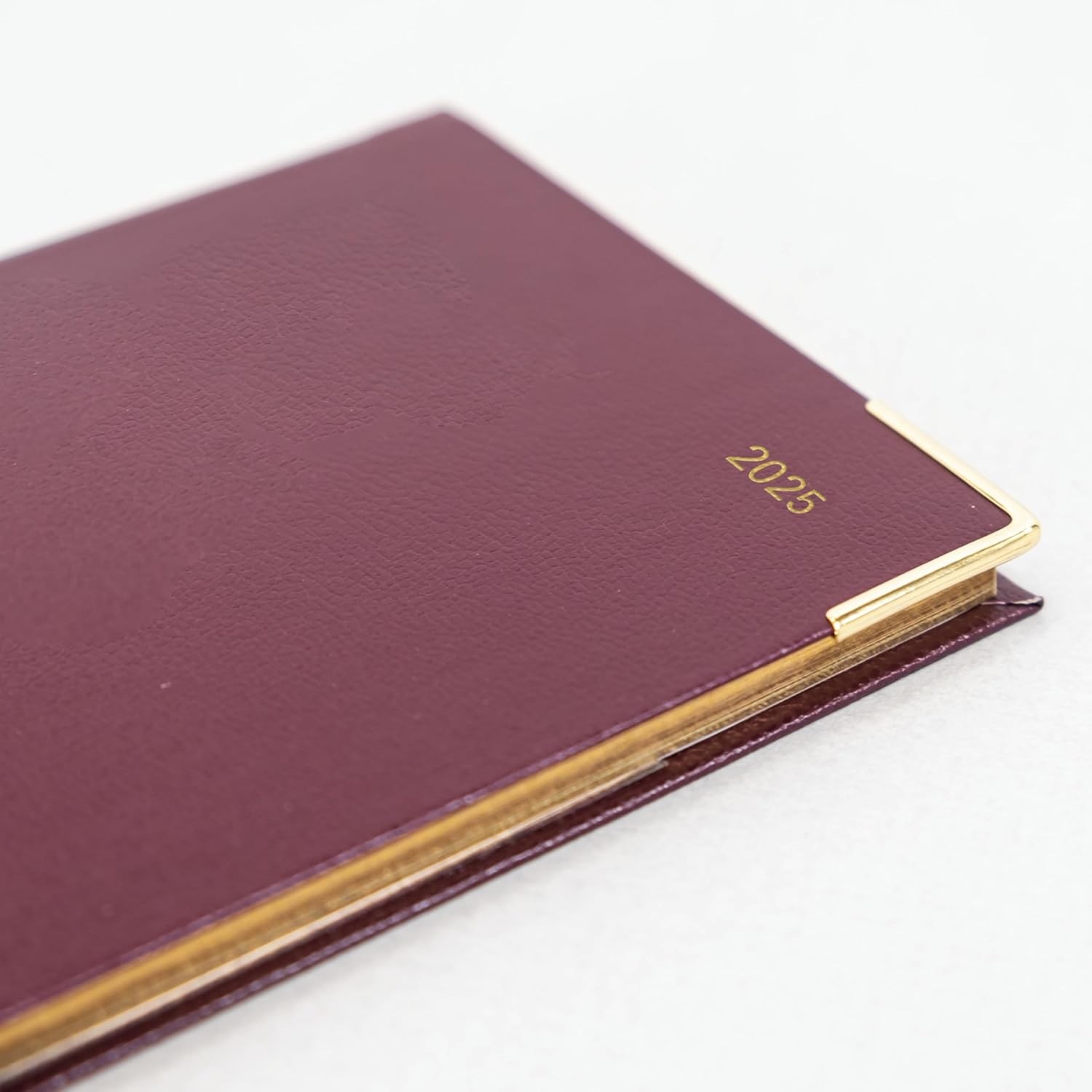 Letts of London Classic 2025 Monthly Planner, 13 Months, January Burgundy