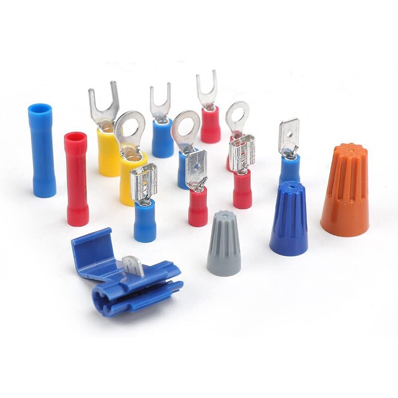 WORKPRO 582-piece Crimp Terminal Electrical Repair Kit with Wire Cutter Stripper