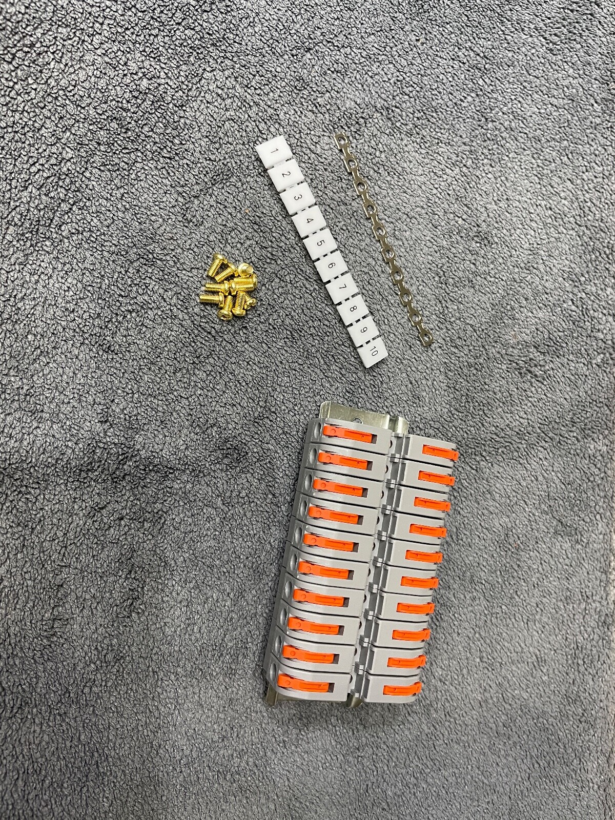 Spring Lever Terminal Block Kit Din Rail Mount