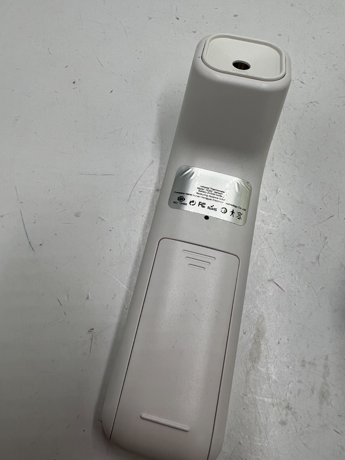 Infrared Forehead Non-Contact Thermometer HG02 V1 USES 2x AAA Battery