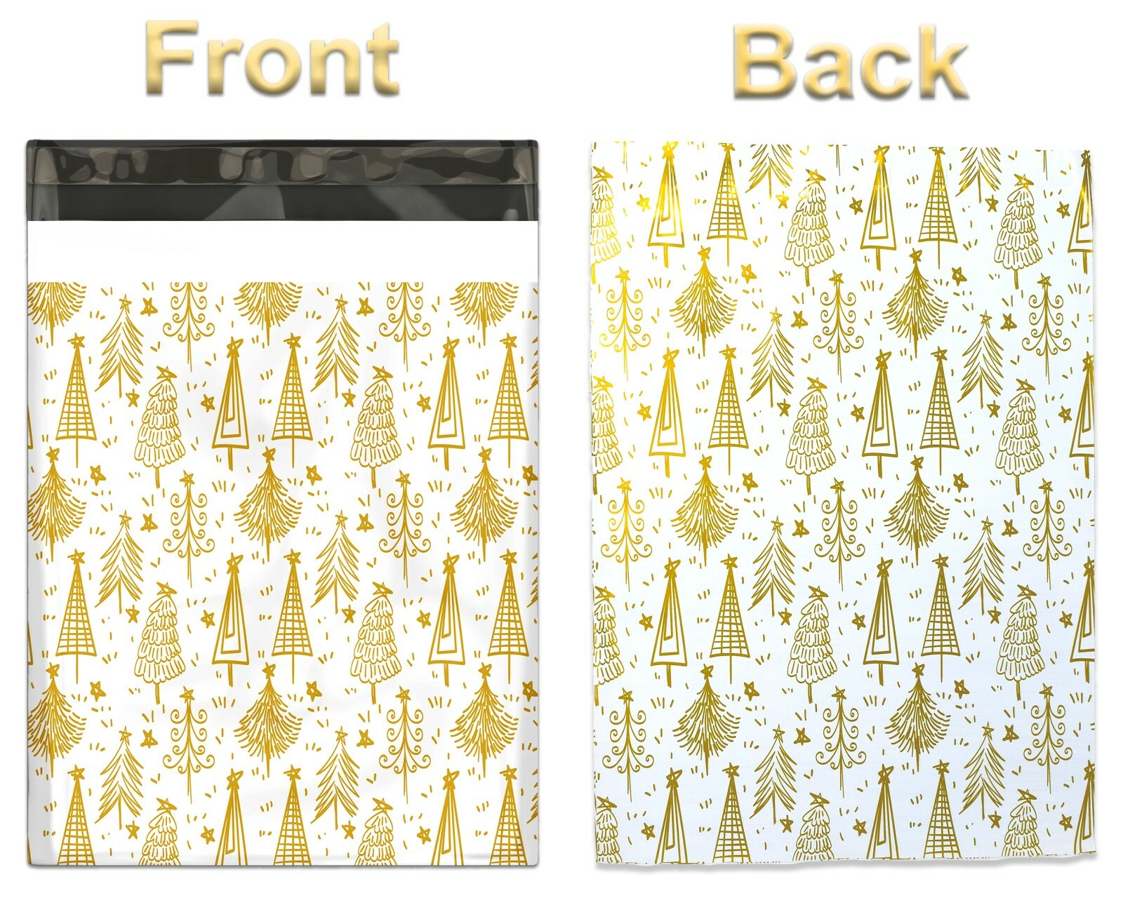 NEW 10×13 Fall, Christmas, Snowmen, Teal Snowflakes, Trees Poly Shipping Mailers