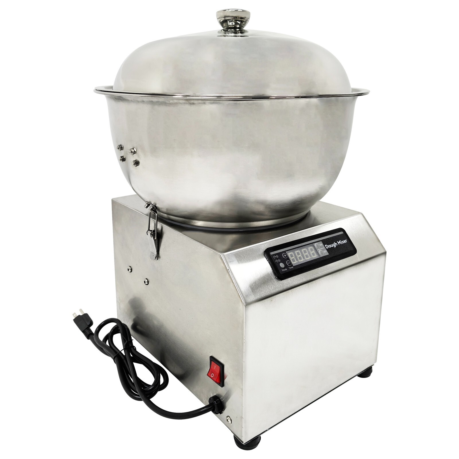 8KG Detachable Basin Type Dough Mixer 110V Stainless Steel Timing Flour Mixer US