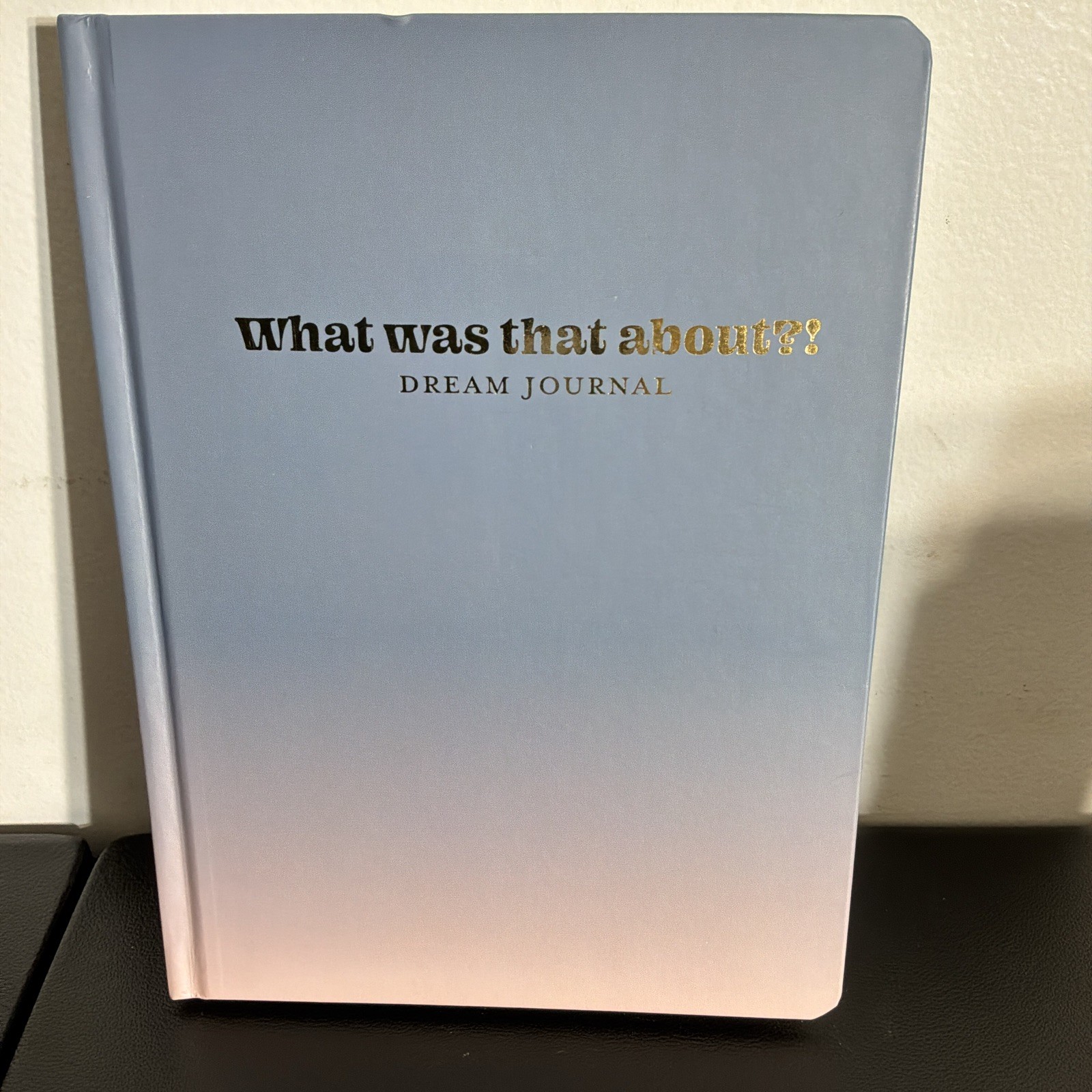 Garven «What Was That About?!» Dream Journal Hardcover Lined Blue/Pink Gradient