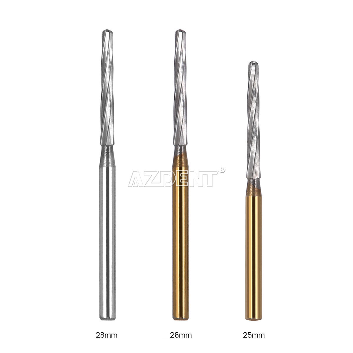 AZDENT Dental Tungsten Carbide Bur FG Dills Round Type For High Speed Handpiece