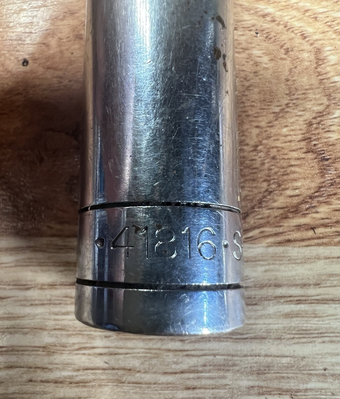 SK Tools 1/2″ Drive, 1/2″, 6 Point, Deep Chrome Socket 41816 USA