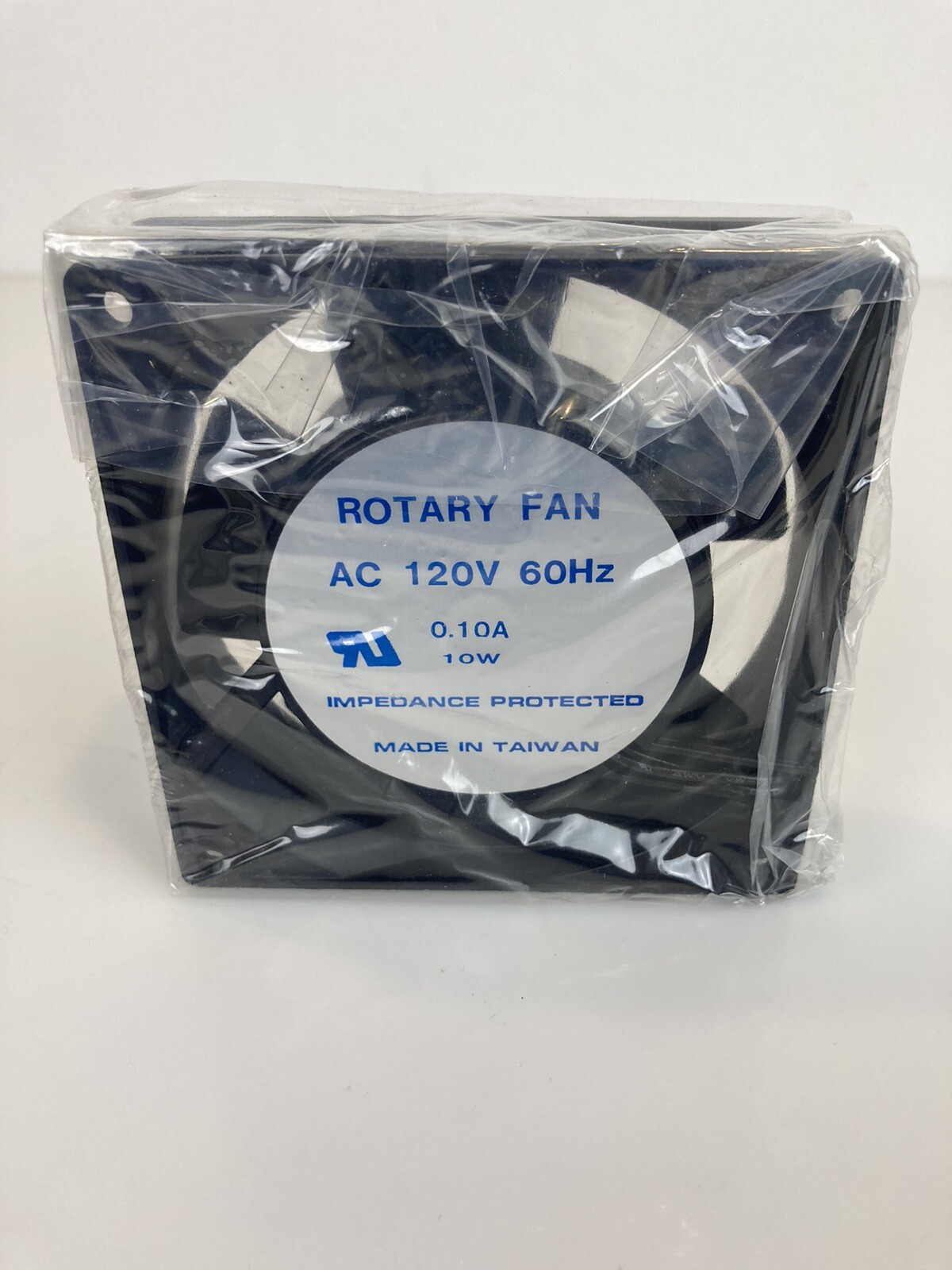 Axial Rotary Fan AC 120V 60Hz 0.10A 10W Impedance Protected #48-1921