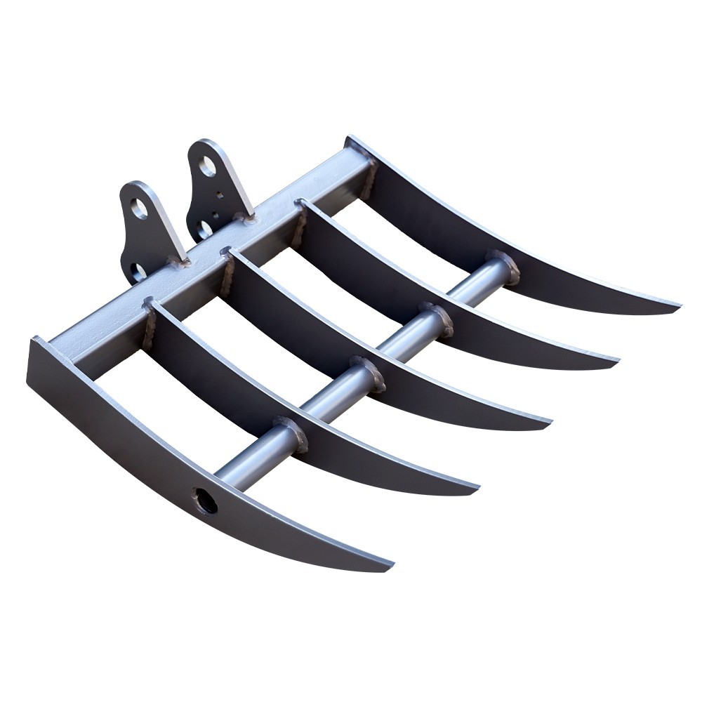 HUAYEE Mini Excavator 500mm Rake Attachment for 1-3 ton Digger with pinsx2