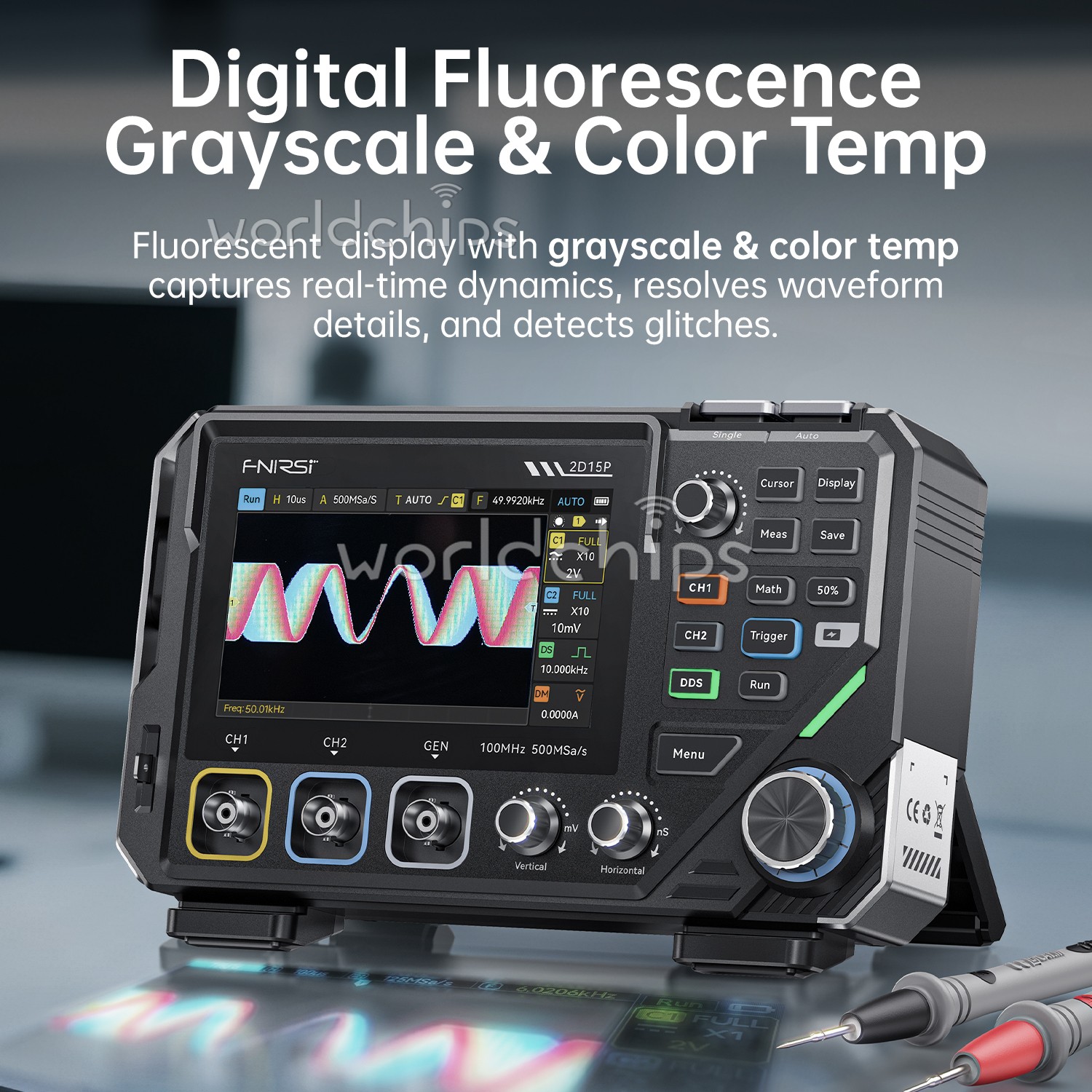 FNIRSI 2D15P Digital Multimeter Oscilloscope Signal Generator Duan Channel 100M