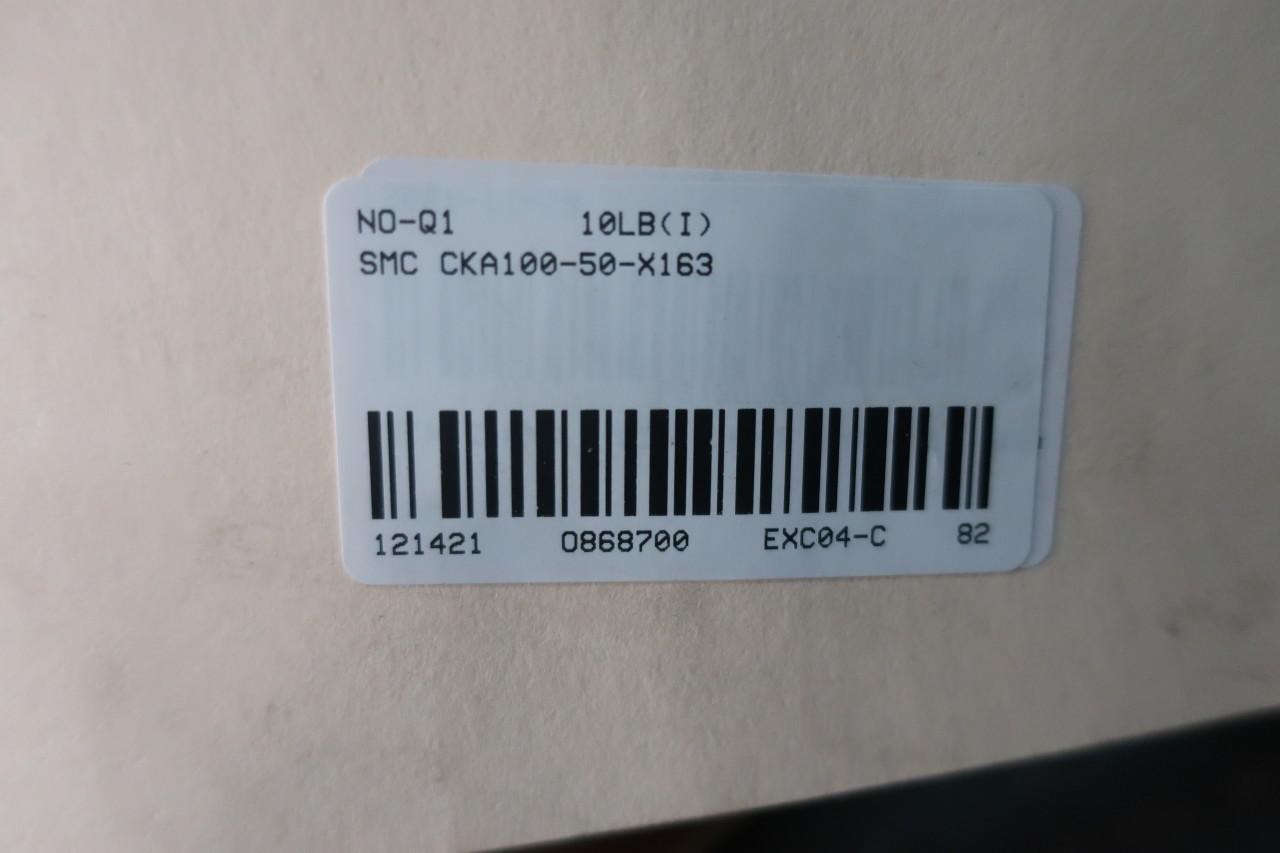 Smc CKA100-50-X163 Double Acting Pneumatic Cylinder 100mm 50mm 145psi