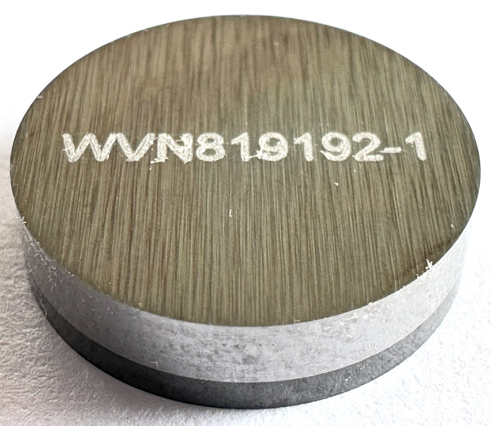PCD Insert, 1/2″ Round, 1/8″ Thick, Single Sided, Edge Honed