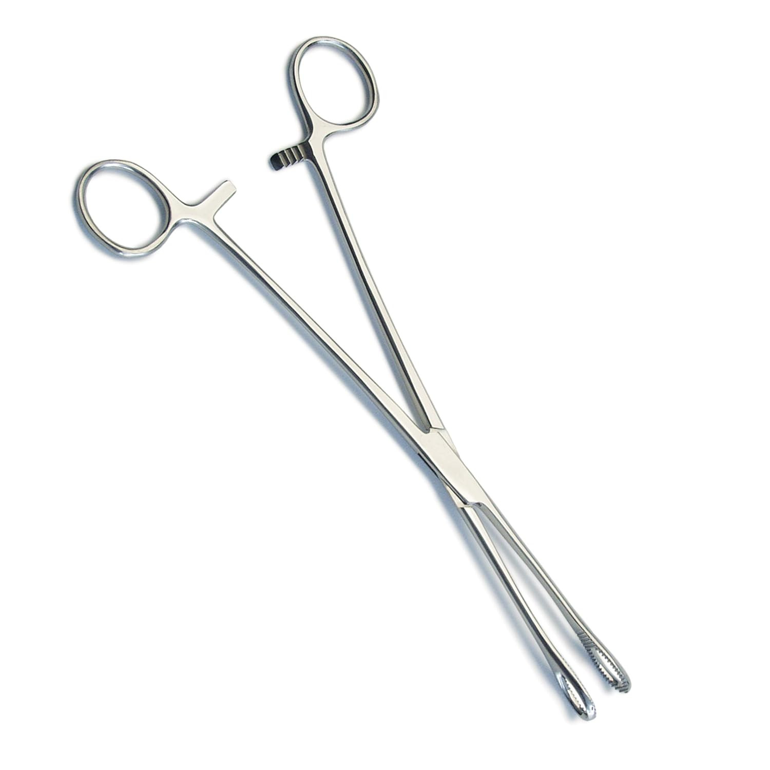 Grafco 9.5″ Curved Foerster Sponge Forceps with Serrated Tips, Model 2734