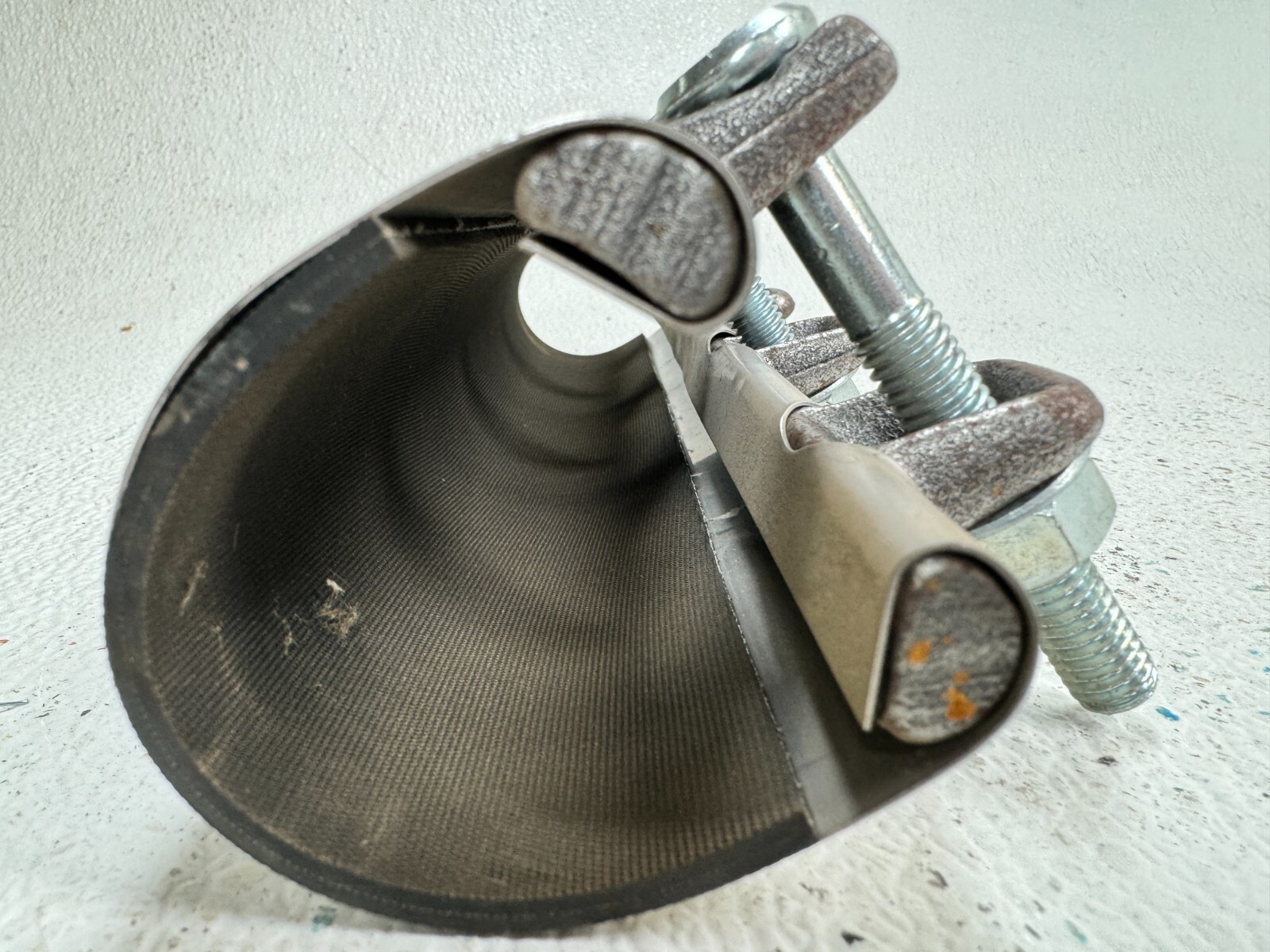 Pipe Repair Clamp 1-1/2″ (1.90 OD) x 12″ Long, Partial Coverage, Stainless Band