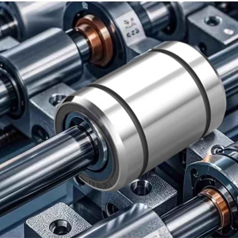 Closed Linear Ball Bearing Bushing Nitrile Rubber Seals LM3UU~LMK40LUU ID3-40MM
