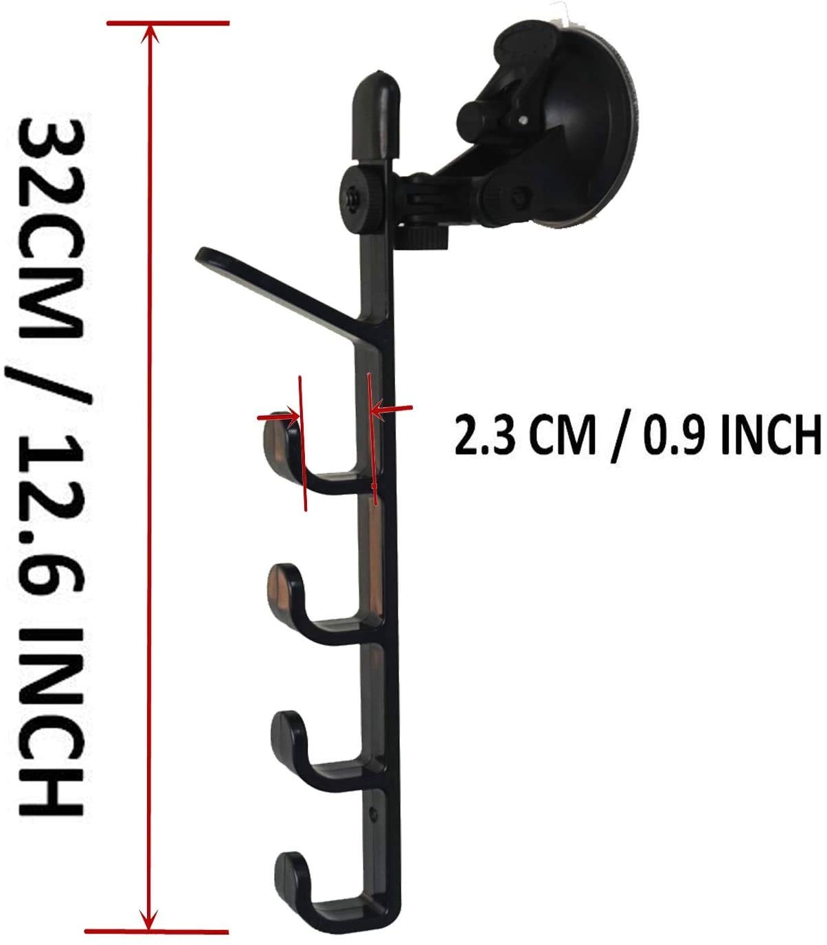 Adjustable Fishing Pole Rack & Holder – Vehicle & Boat Storage for Car, Truck, S