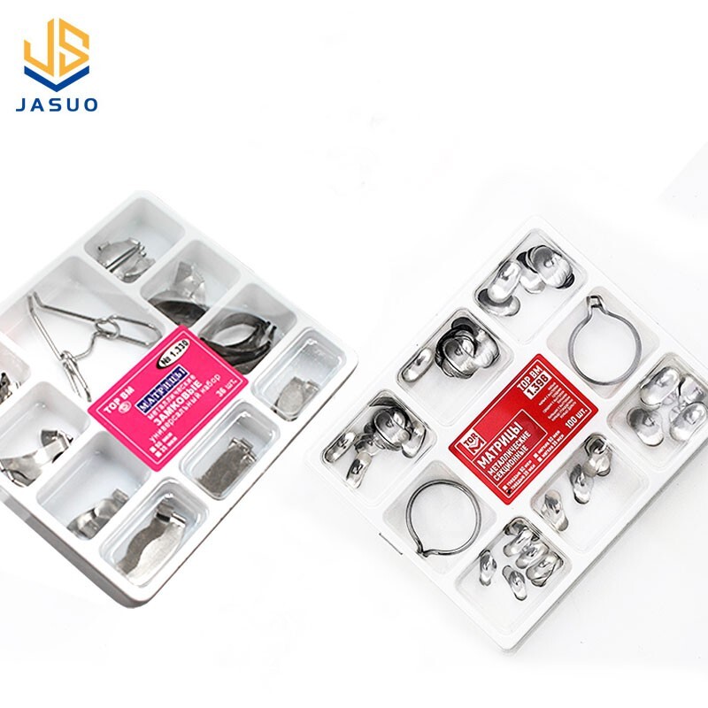 Dental Matrix Band Universal Kit of Sectional Contoured Metal Matrices