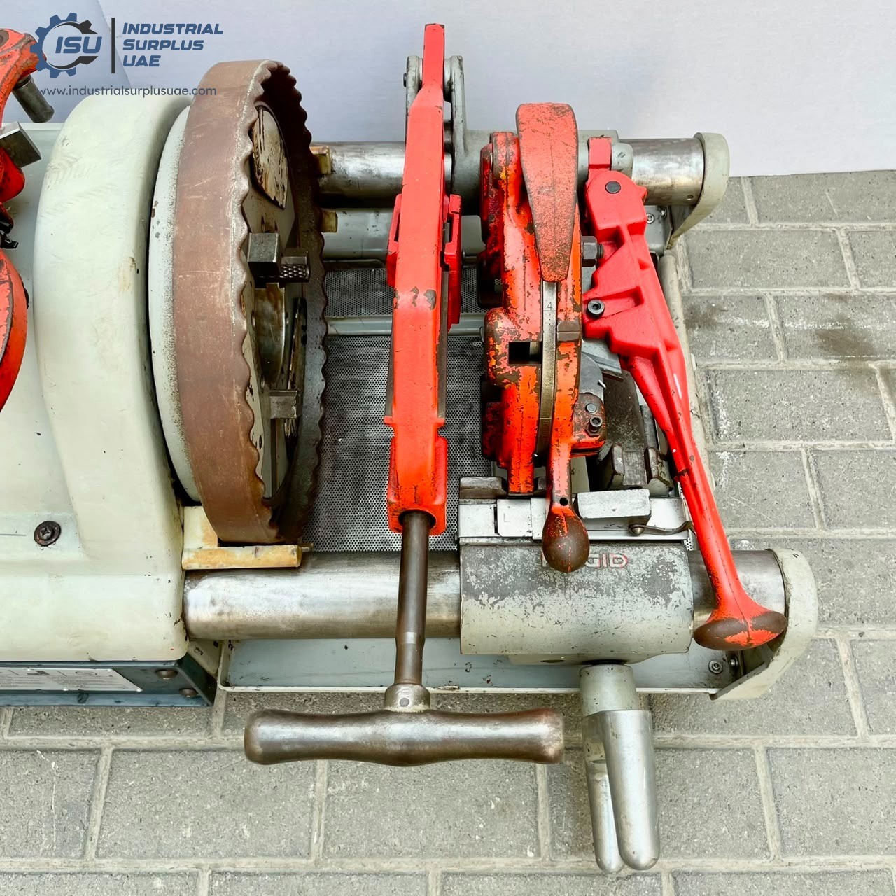 Ridgid 1224 Pipe Threader/Threading Machine 2-1/2″-4″ BSPT Die Heads 220V