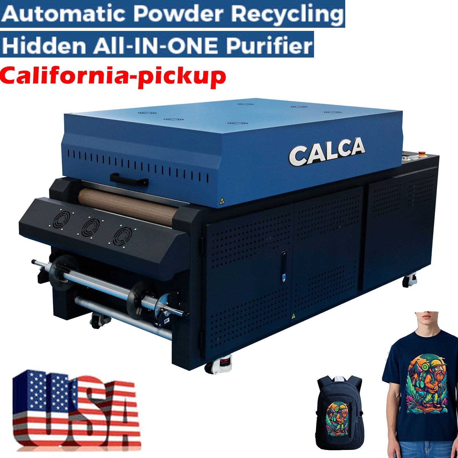 Pickup 220V 24in EcoSmart DTF Powder Shaker Shaking Dryer with Air Purifier