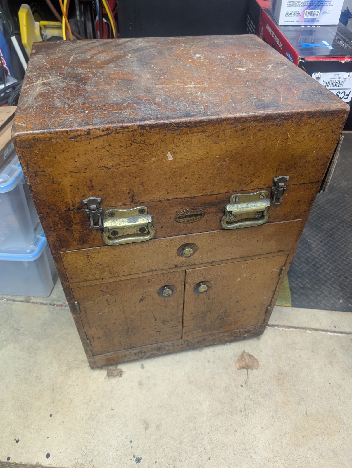 Moore Precision Rotary Table Model No. 2 in Mahogany Cabinet With Extras