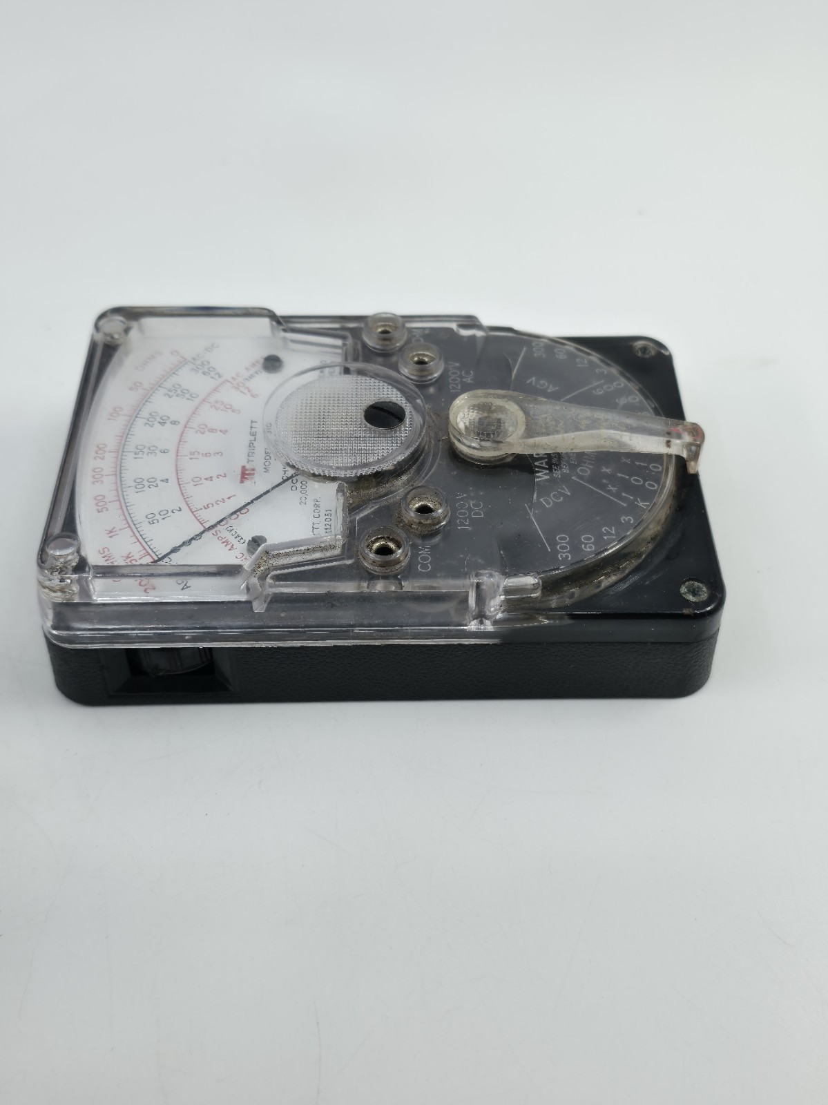 ​Vintage Triplett Model 310 Type 5 VOM Analog Multimeter With Leather Case