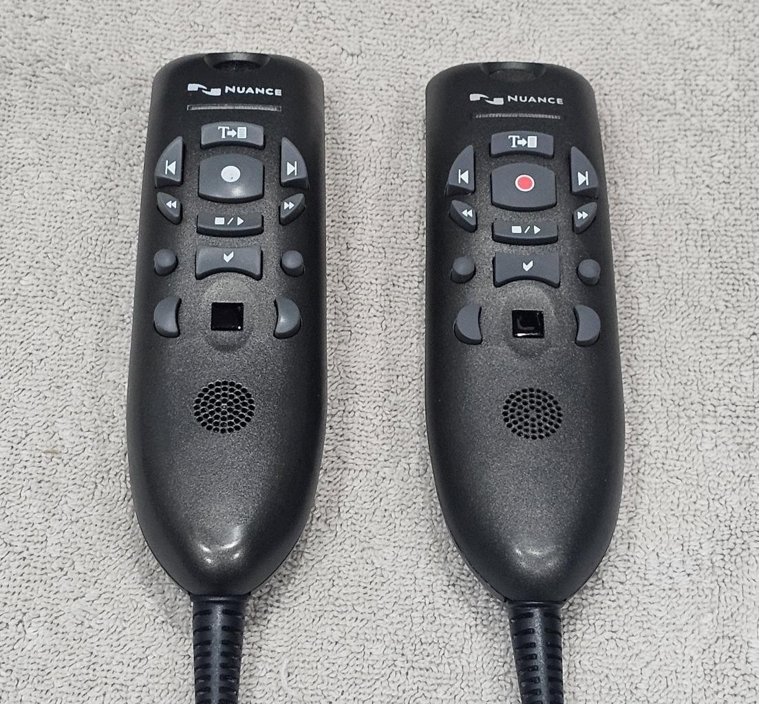 Nuance PowerMic III 3 Dictation Microphone 0POWM3N9 9′ cable