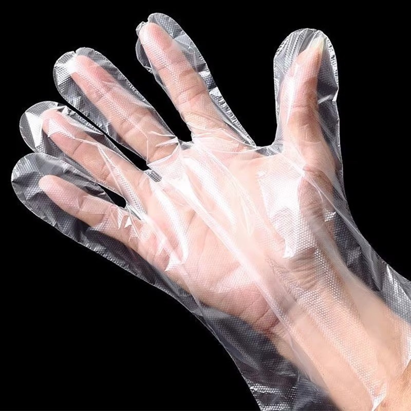 500 Count Disposable Poly Plastic Gloves for Cooking, Food Prep and Food Service