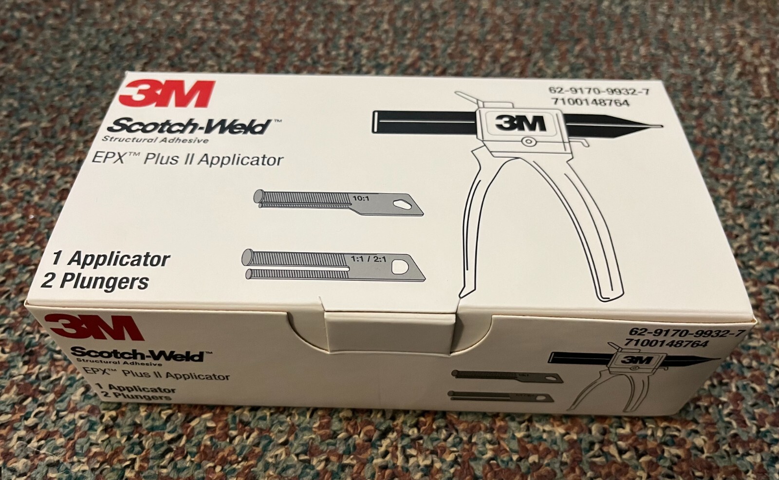 3M™ Scotch-Weld™ EPX Plus II Manual Applicator, Universal Plunger, 50 mL