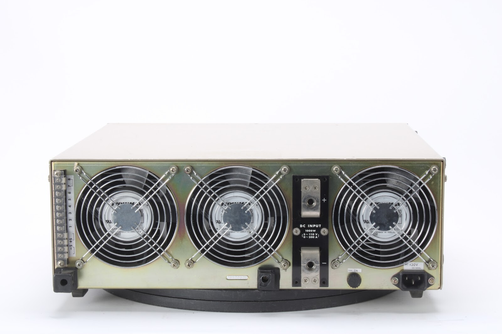 Kikusui PLZ 1002W Electronic Load, 1000 Watts, 3-110 V DC, 0-200 Amps – AS IS