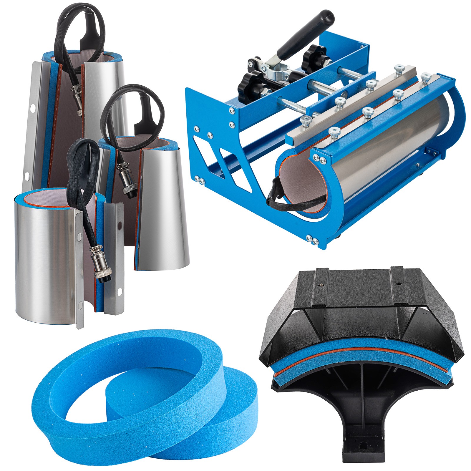 8 in 1 T-Shirt Heat Press Machine 15″x15″ Transfer Sublimation With 30OZ Tumbler