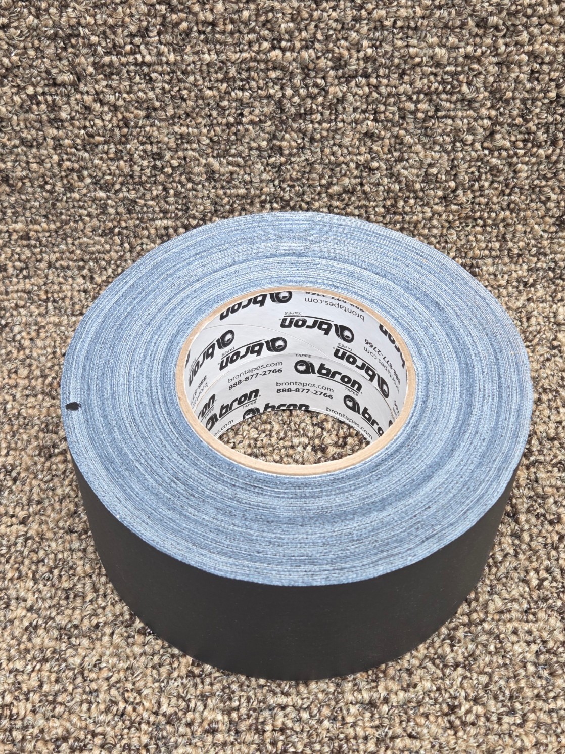 BT-260 professional grade gaff Gaffer’s tape BLACK 2” x 50 yards BRON TAPES new
