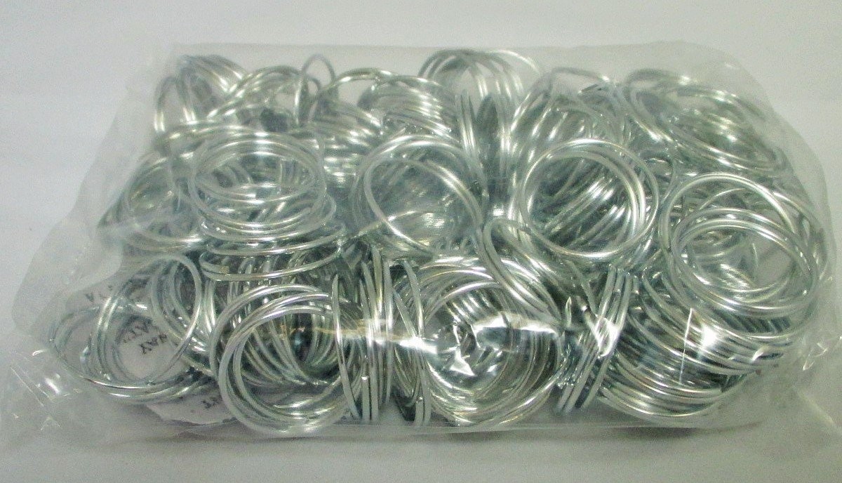 1 Box 250 Tags Genuine VersaTag Yellow Key Tags Chrome Plated Steel Rings