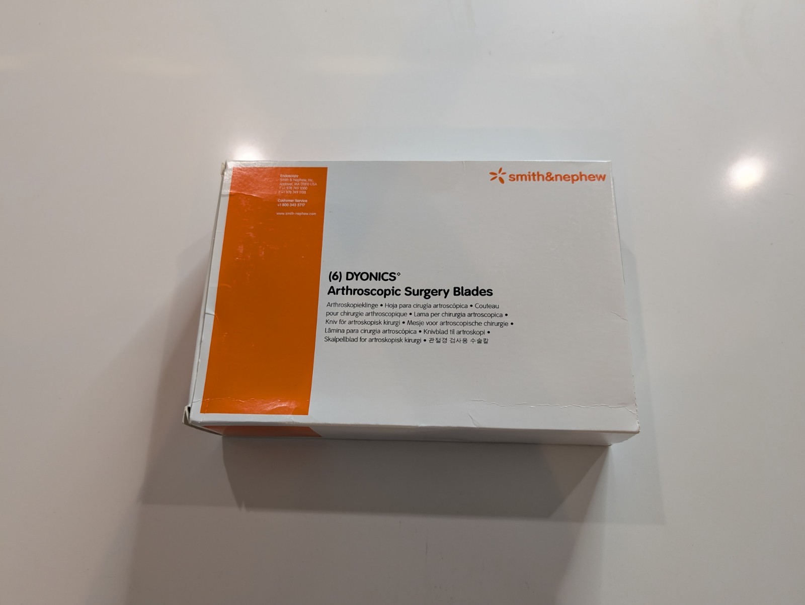 Lot Of 6 Smith & Nephew Dyonics Arthroscopic Surgery 5.5 Bonecutter Blades