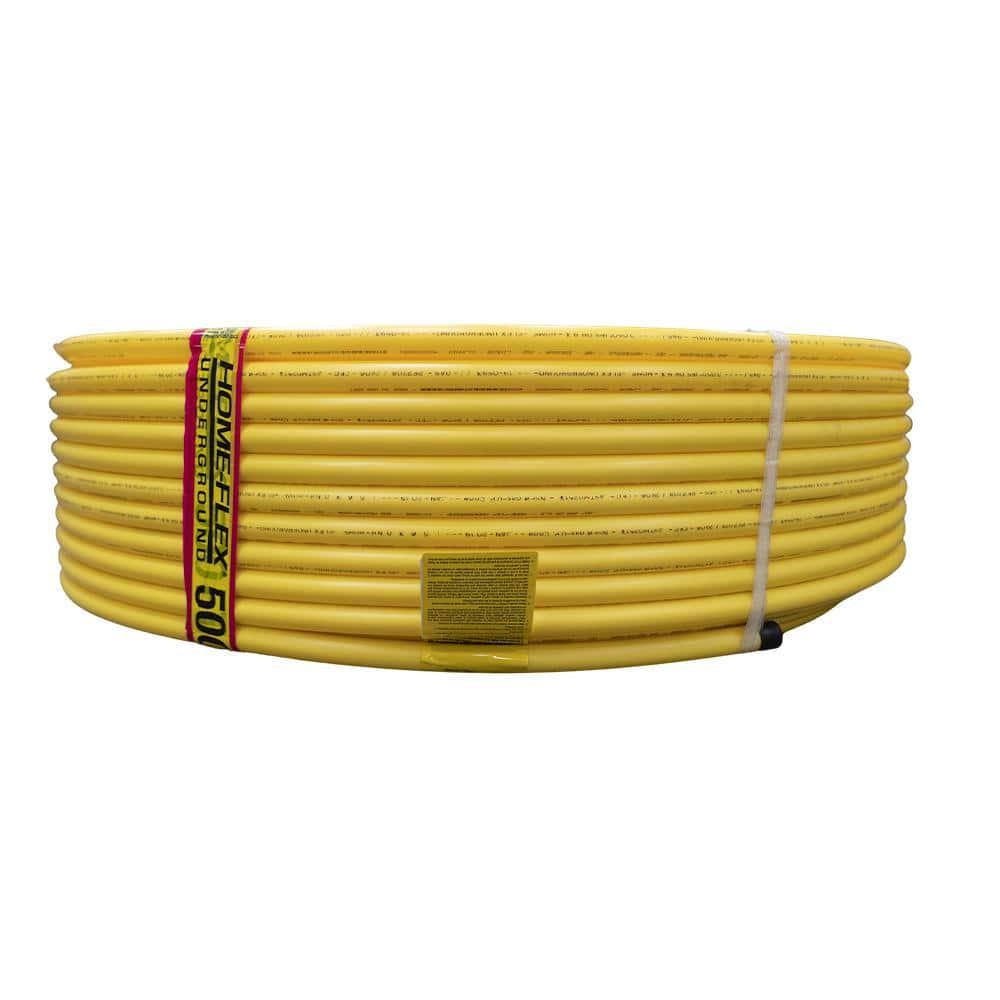 Gas Pipe Natural Gas and Propane Polyethylene Line Underground 250 ft 1/2 in
